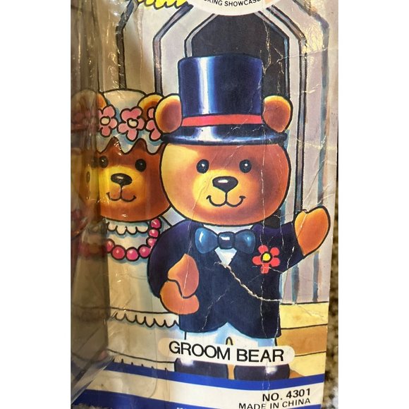 Vintage 1980s "Bear It In Mind" Showcase Series Groom Bear - Picture 3 of 12